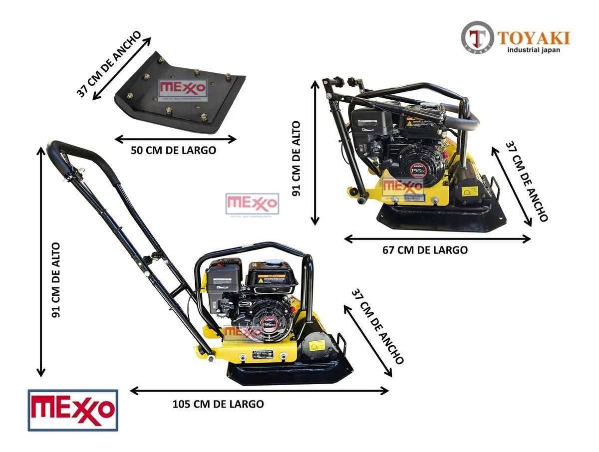 Placa Compactadora 1070 Kilos Motor Loncin 5,5 Hp-2