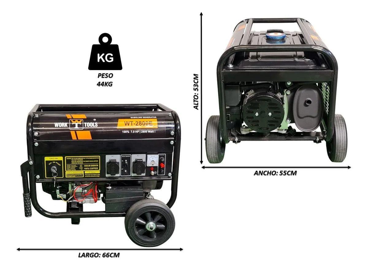 Generador Eléctrico 3000w Bencinero Partida Eléc.-2