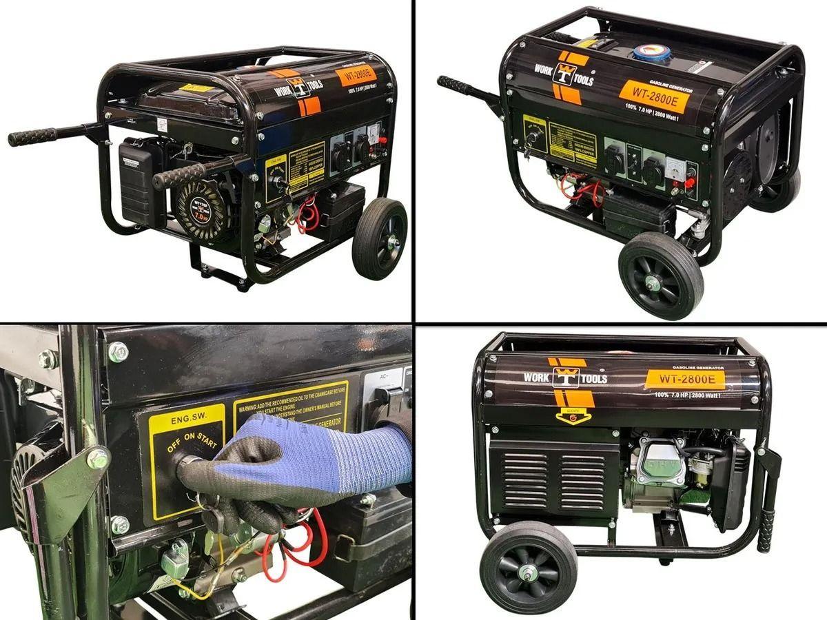 Generador Eléctrico 3000w Bencinero Partida Eléc.-3