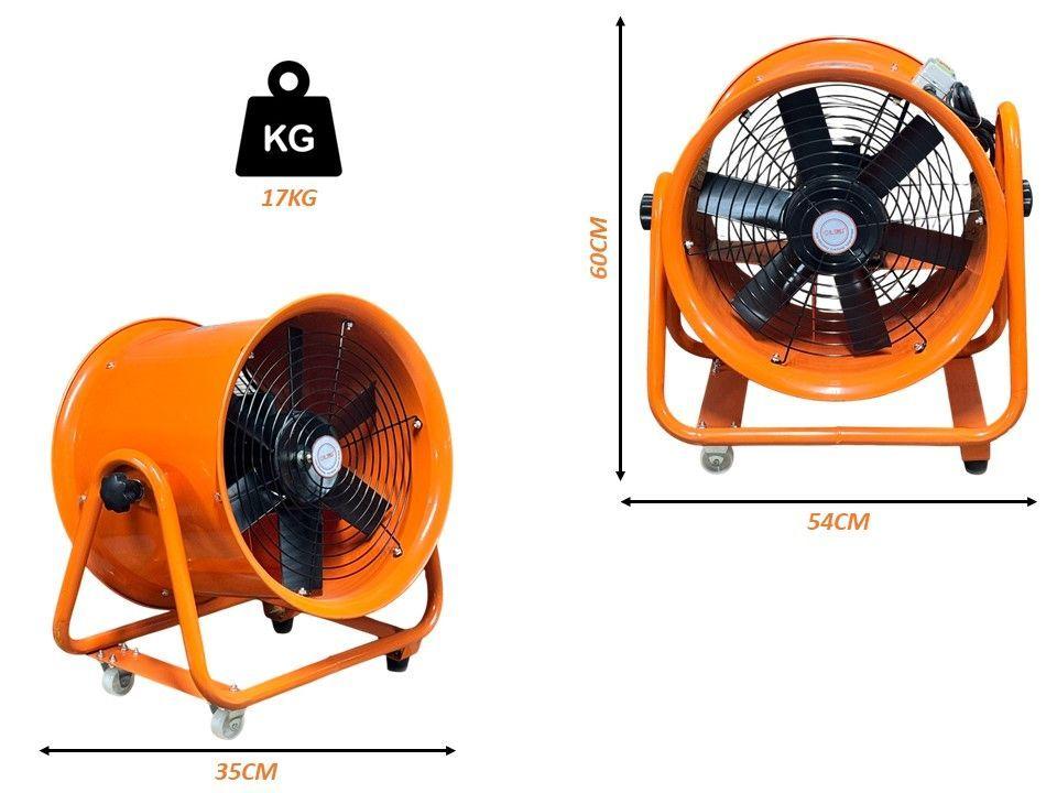 Extractor Ventilador Industrial Centrífugo 16pul 1500w-2