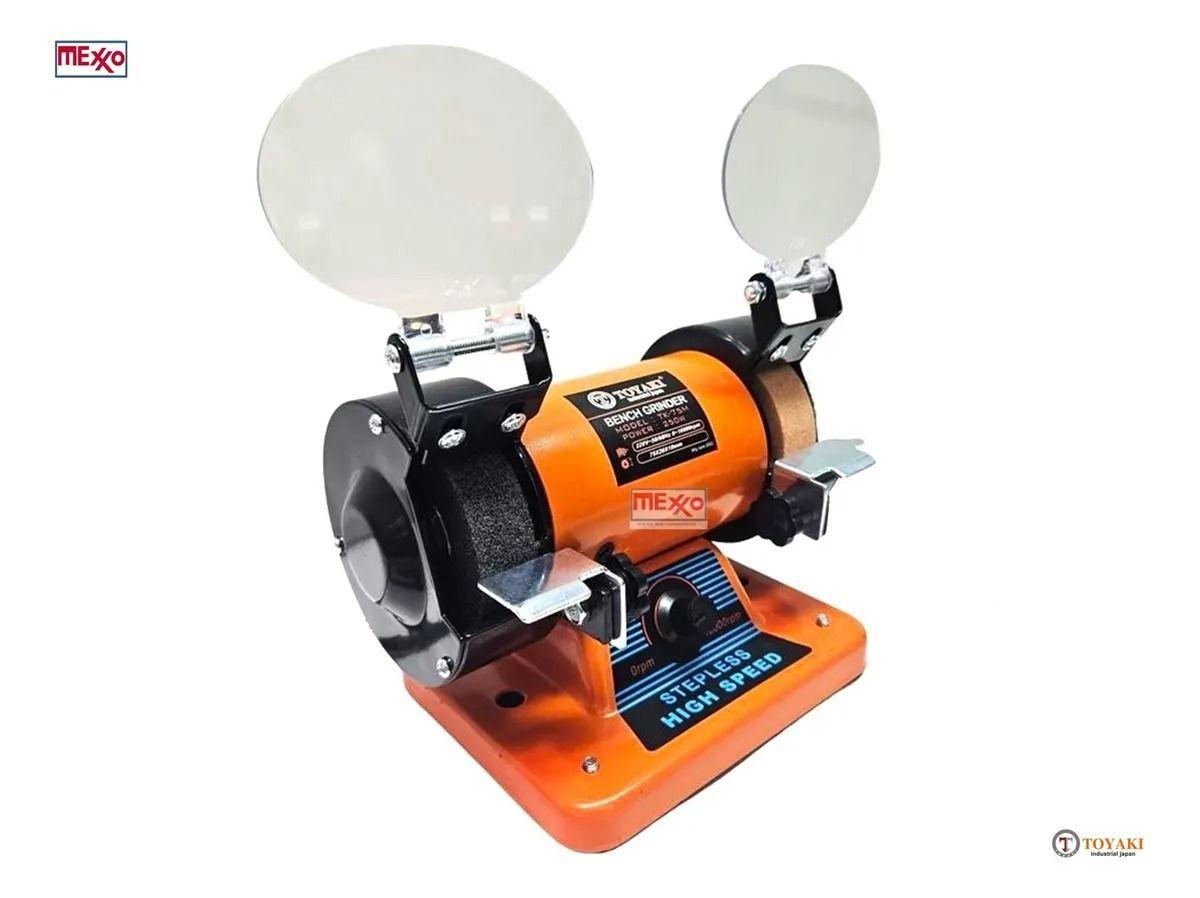 Esmeril De Banco 3pul 250w Con Salida Flexible Dremel 2 En 1-3