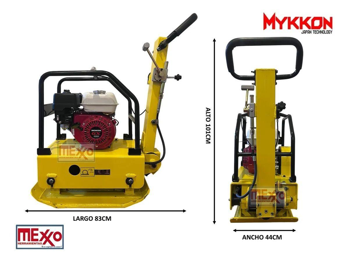 Placa Compactadora Reversible Bencinera 9hp 180kg-2