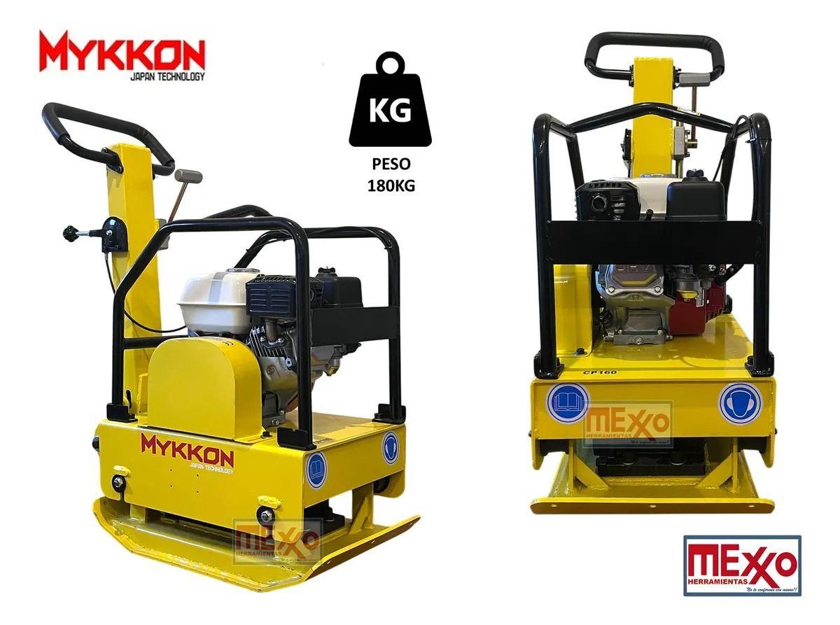 Placa Compactadora Reversible Bencinera 9hp 180kg-3