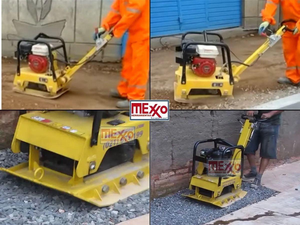 Placa Compactadora Reversible Bencinera 9hp 180kg-6