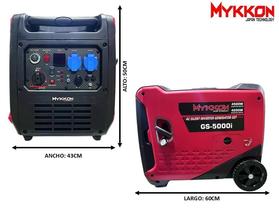 Generador Inverter 4500w Control Remoto Mykkon Sello Sec-2