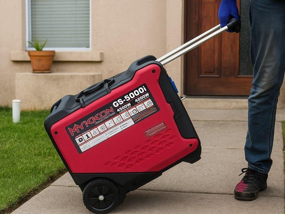 Generador Inverter 4500w Control Remoto Mykkon Sello Sec-6