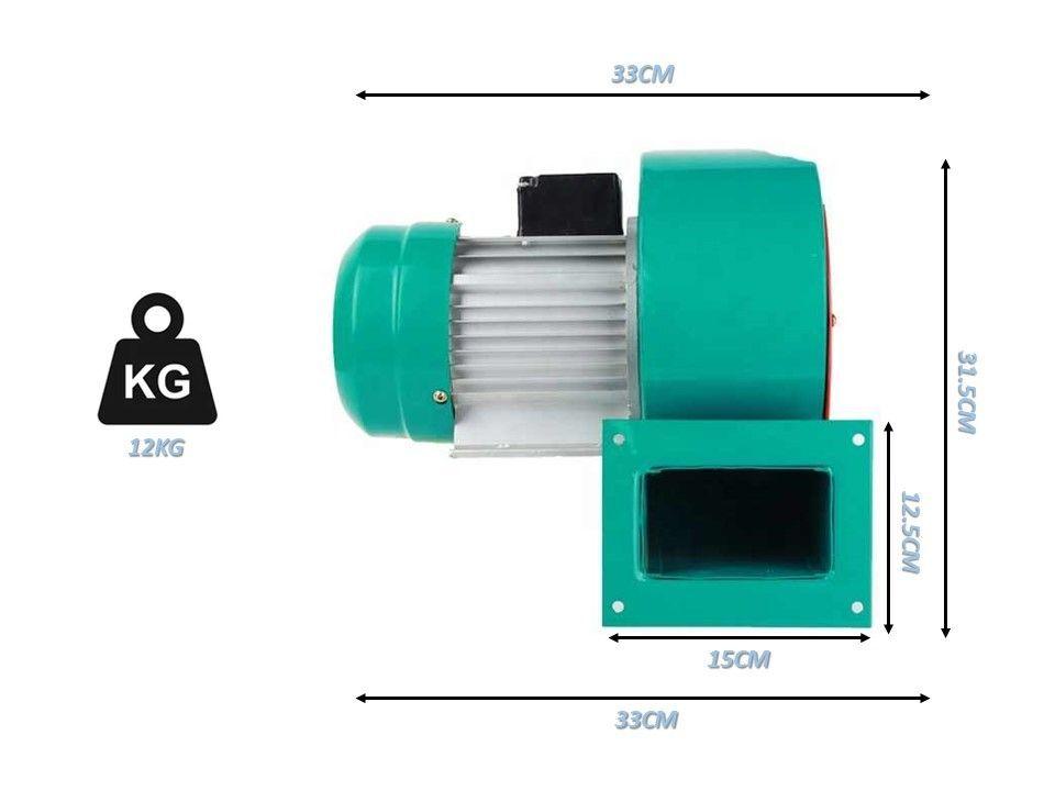 Extractor De Aire Centrifugo 1100w Industrial-3