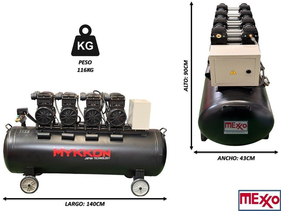 Compresor Dental Silencioso 230 Litros 8hp Lic Japón-2