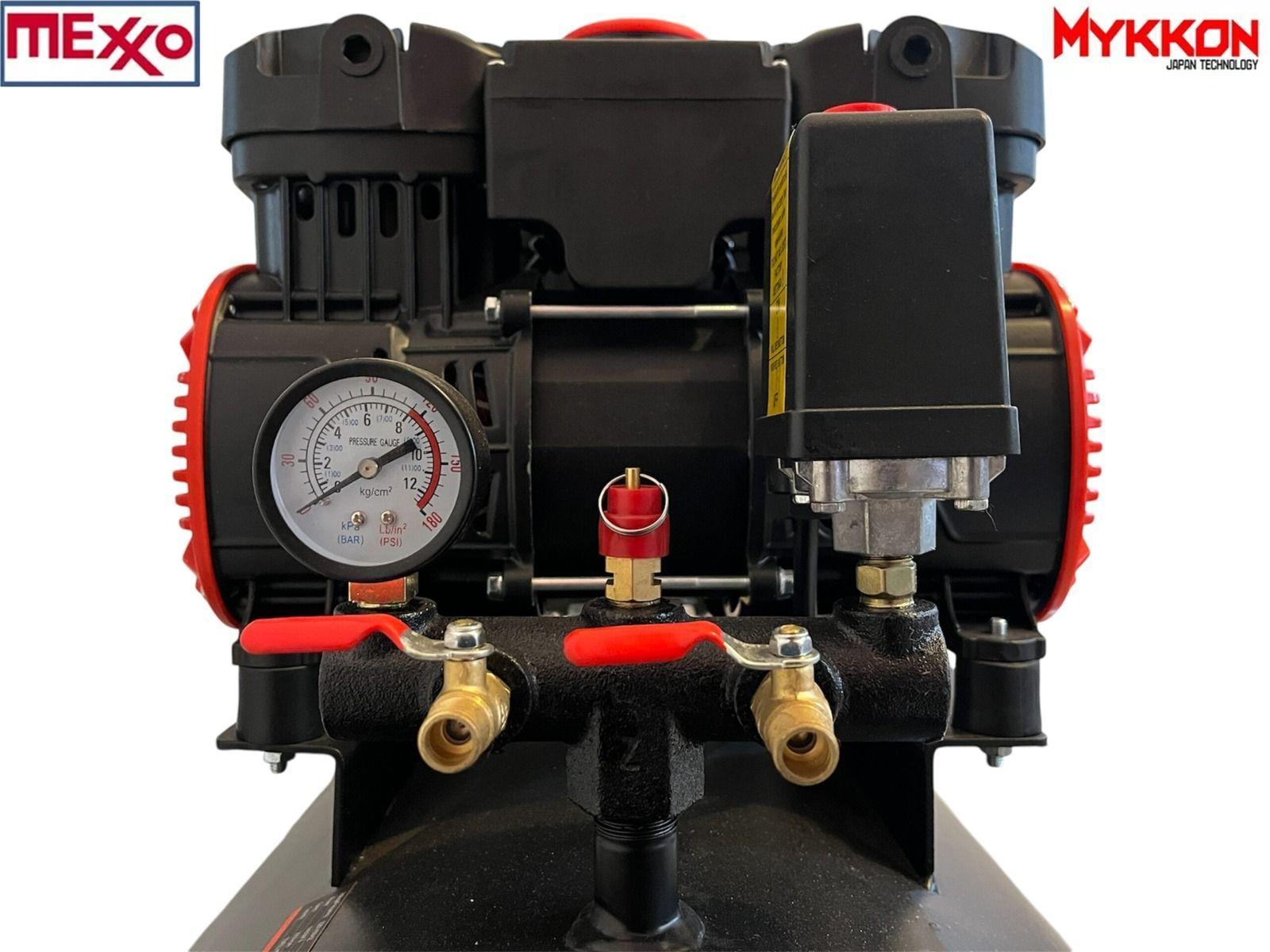 Compresor Dental Silencioso 6hp 180lt Mykkon Japón-4