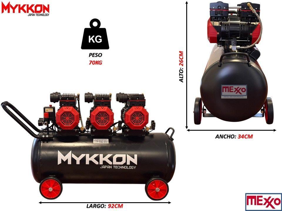 Compresor Dental Silencioso, 6 Hp 100 Litros 630L/M Mykkon-2