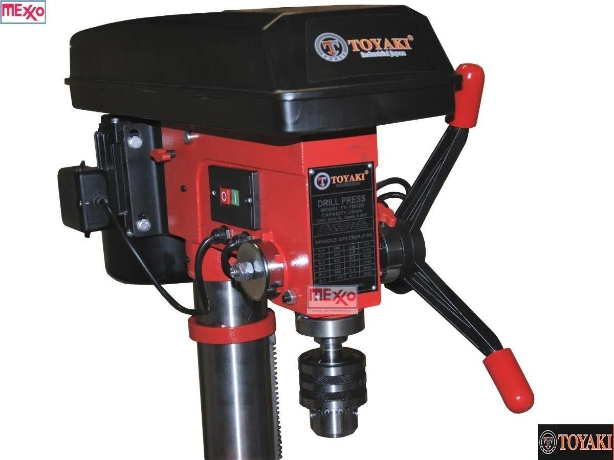 Taladro De Pedestal 1,5hp Nuevo 25mm  Altura Toyaki-2