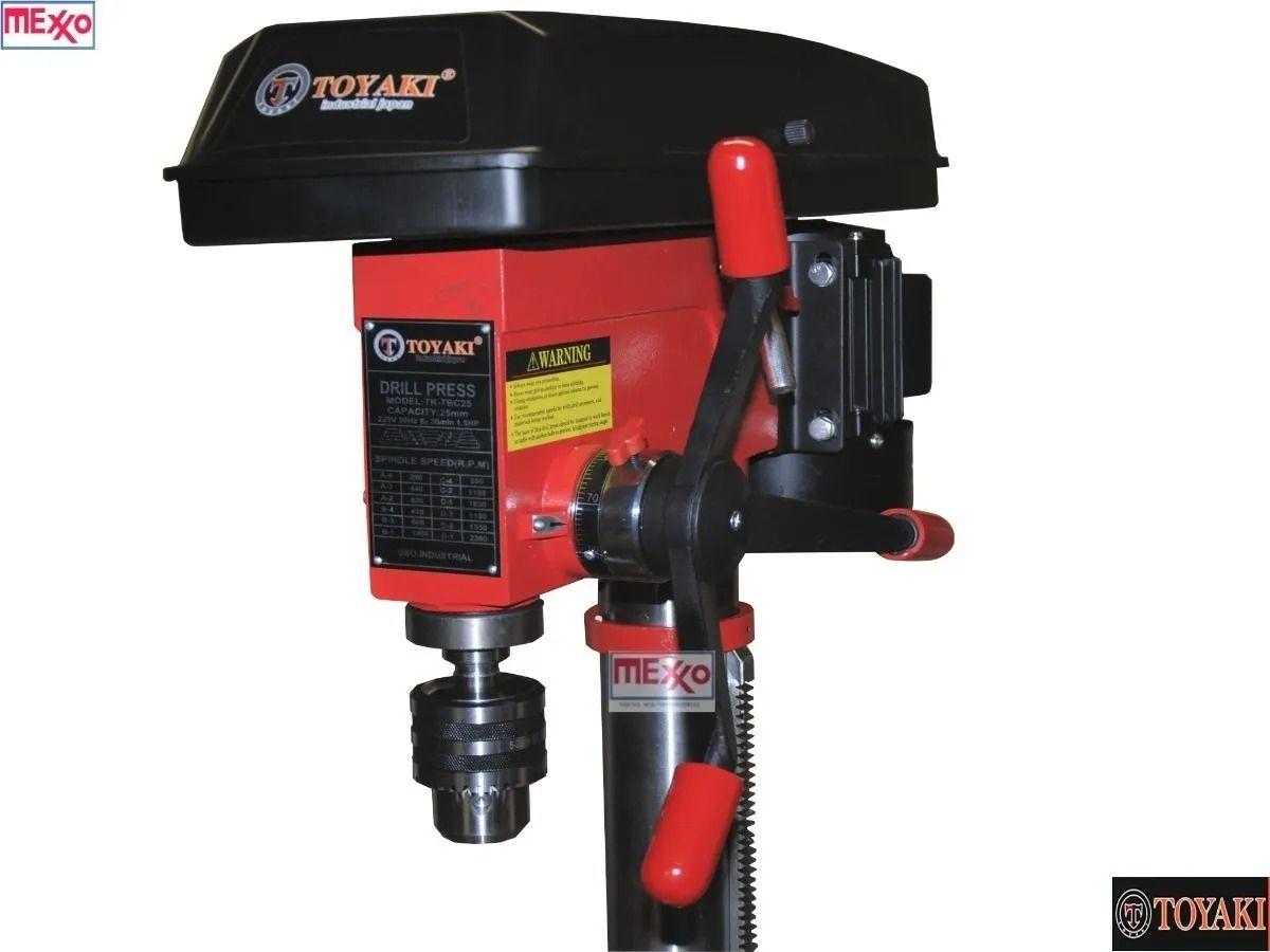 Taladro De Pedestal 1,5hp Nuevo 25mm  Altura Toyaki-4