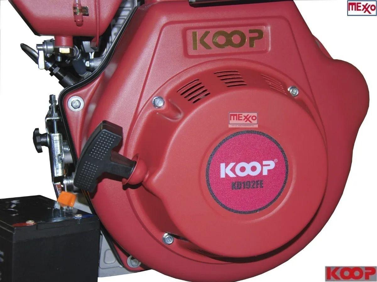 Motor Diesel 12hp, Partida Eléctrica Con Batería-3