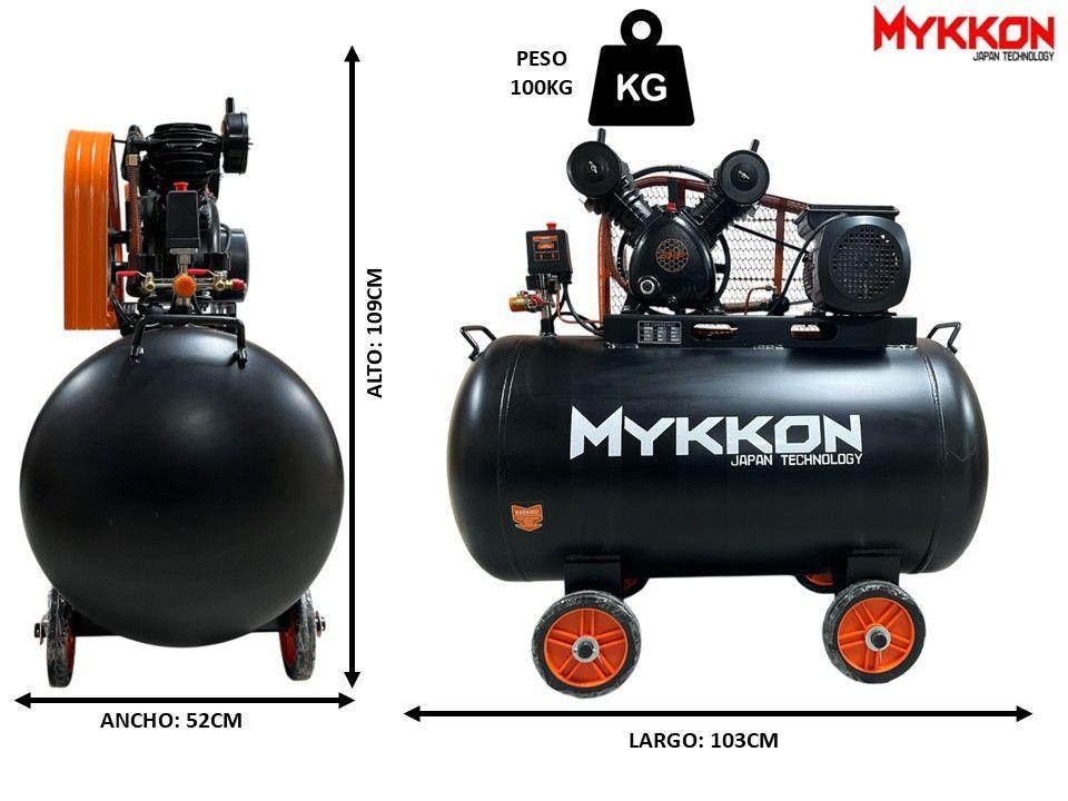 Compresor de Aire Industrial 200L 3HP Japón-2