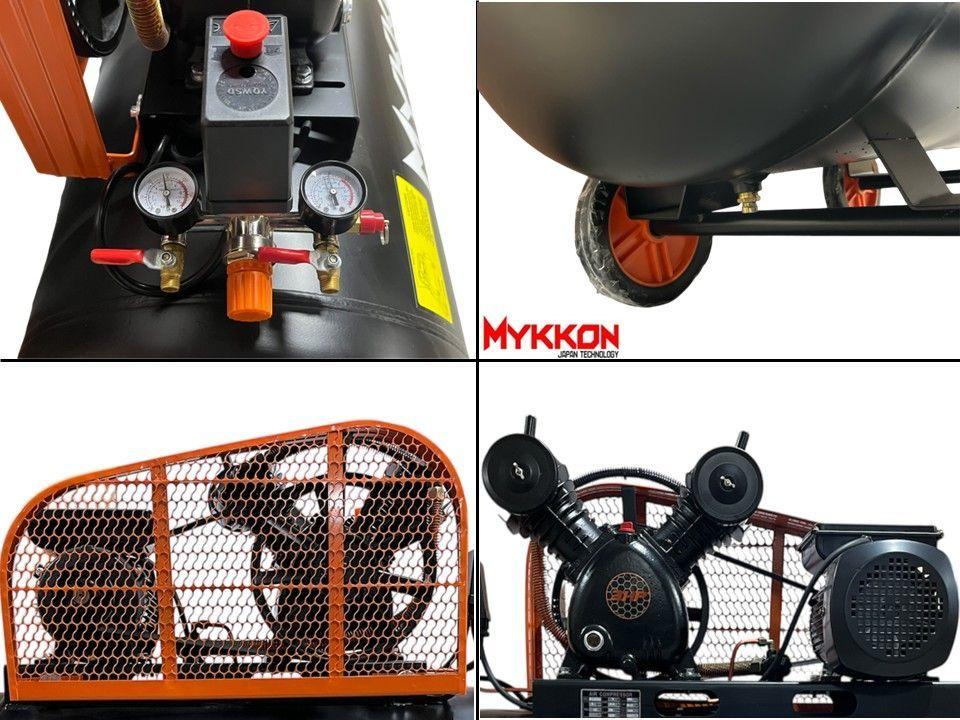 Compresor de Aire Industrial 200L 3HP Japón-5