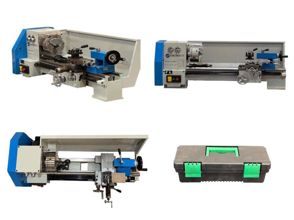 Torno Para Metales 750w 3/4hp 220v 520mm 170-1950rpm Industrial-3