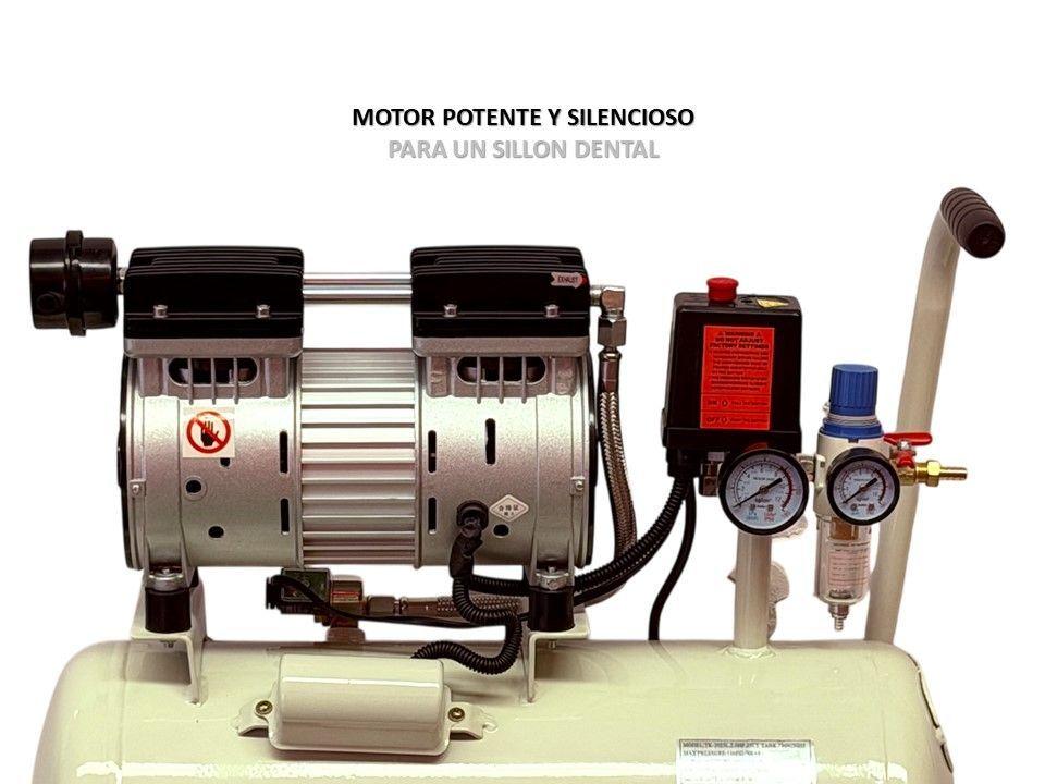 Compresor Dental Silencioso, 2Hp 25 Litros Mykkon Japon-3