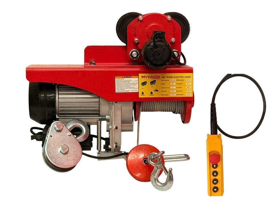 Tecle Electrico 600/1200kg 6/12m Con Carro Industrial Lic. Jap.-0