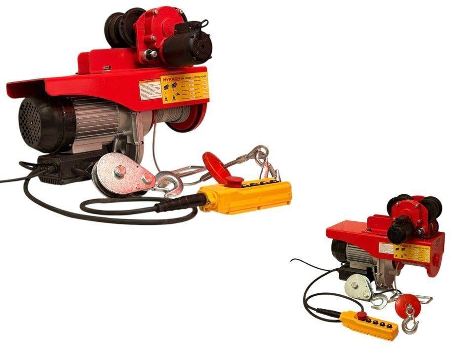 Tecle Electrico 600/1200kg 6/12m Con Carro Industrial Lic. Jap.-4