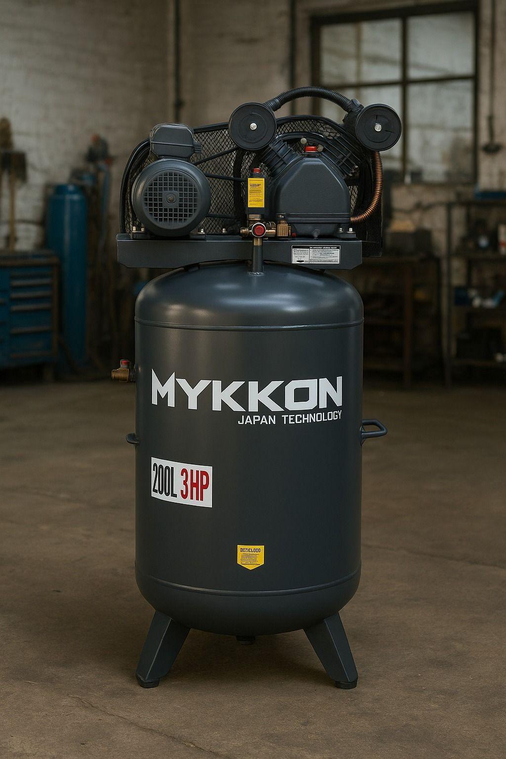 Compresor Vertical 200 Litros 3hp Industrial 220V-6