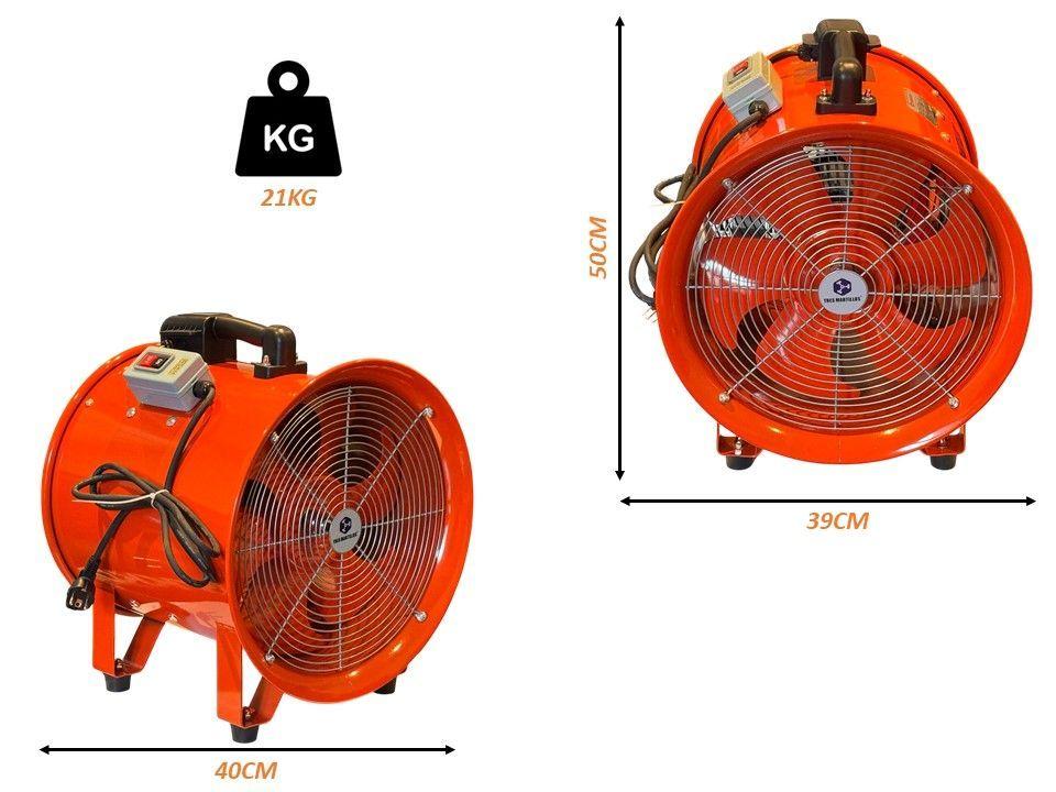 Extractor Ventilador Centrífugo 14 Pulgadas 750w Industrial-2