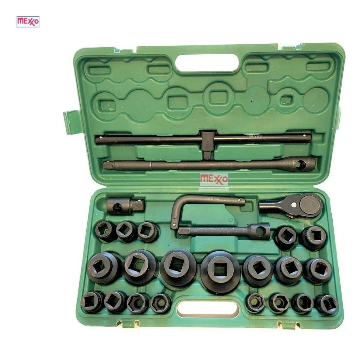 Set Dados De Impacto 1” Y 3/4 Profesional 26 Piezas-1