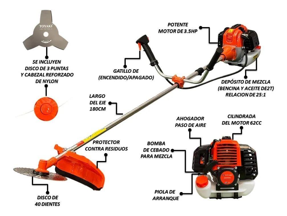 Orilladora Desmalezadora 62cc Toyaki Licencia Jap n-1
