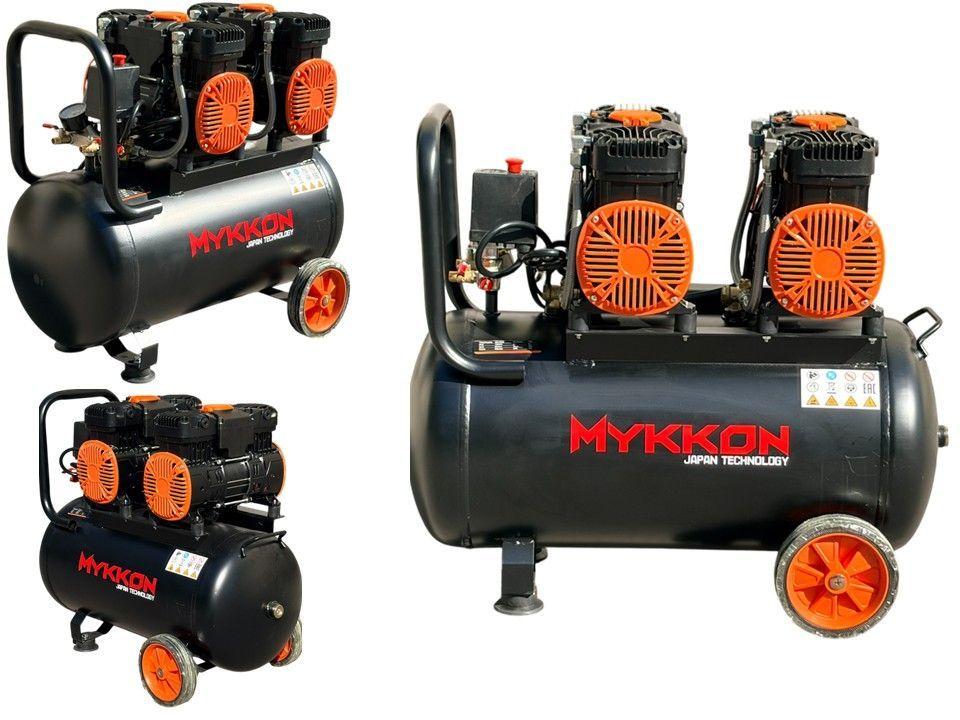 Compresor Dental 50 Litros 4HP 2 Estaciones de Trabajo Mykkon-5