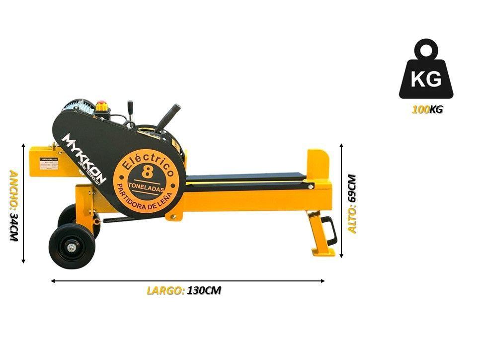 Astilladora Partidora Leña Motor Electrico 220v 8 Toneladas-2