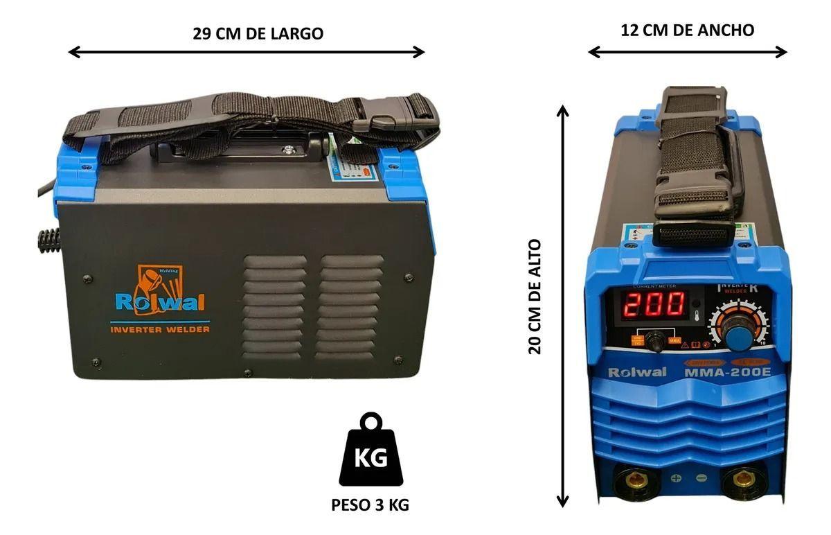 Maquina De Soldar 200amp Inverter Mma Con Vrd-2