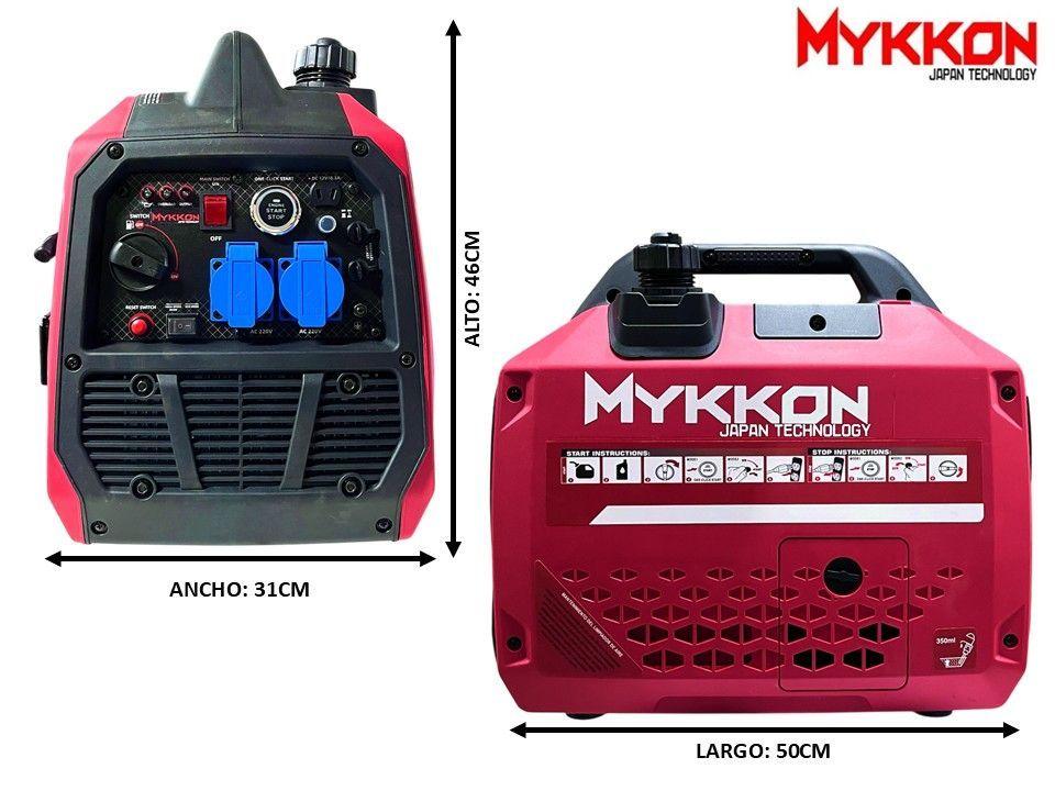 Generador Inverter 3500w Portátil A Control Remoto Mykkon-2