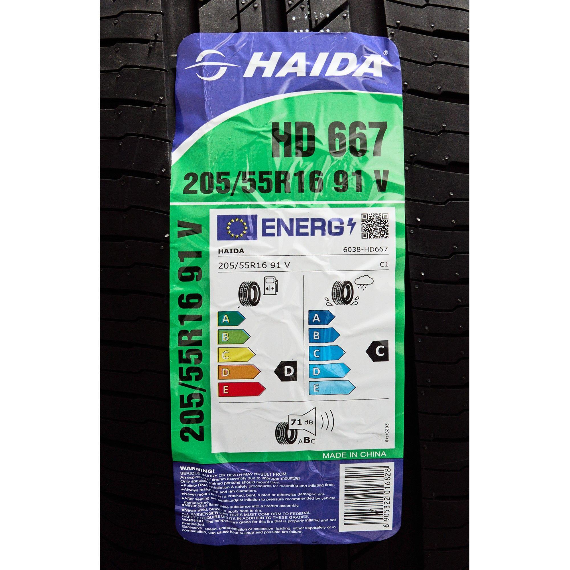 NEUMÁTICO 205/55R16 HAIDA HD667 91V-6