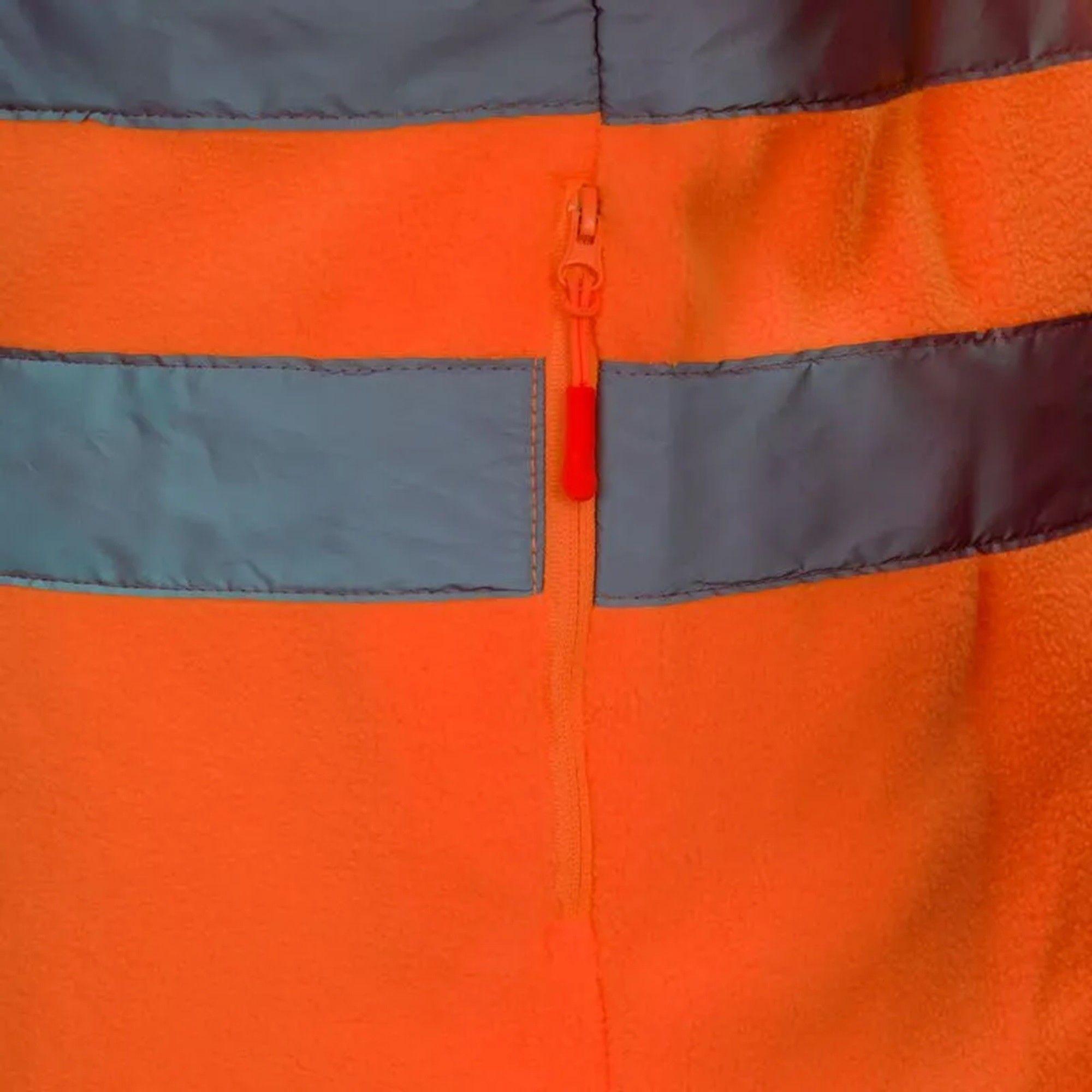 CHAQUETA MICROPOLAR NARANJO FLÚOR T-L-5