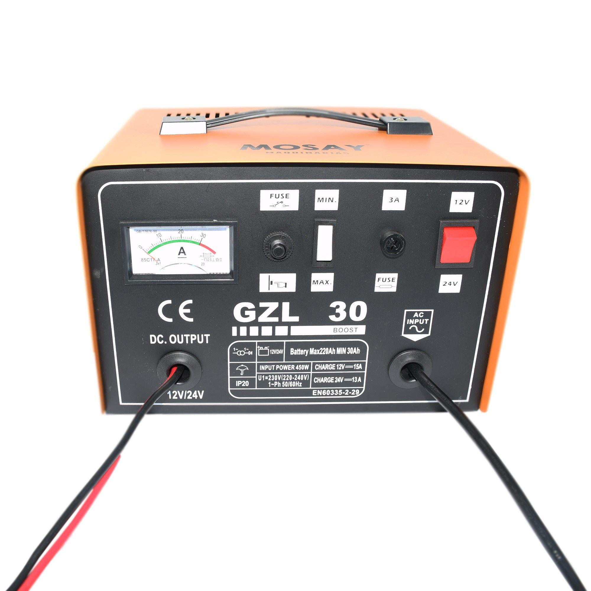 Cargador De Bateria 12V/24V Mosay GZL 30-2