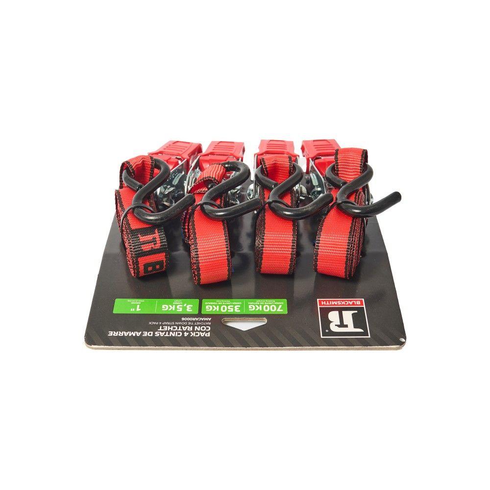 Set 4 Un. Eslinga 3,5 Mts, Carga Máxima 400 Kg. Con Rachet-3