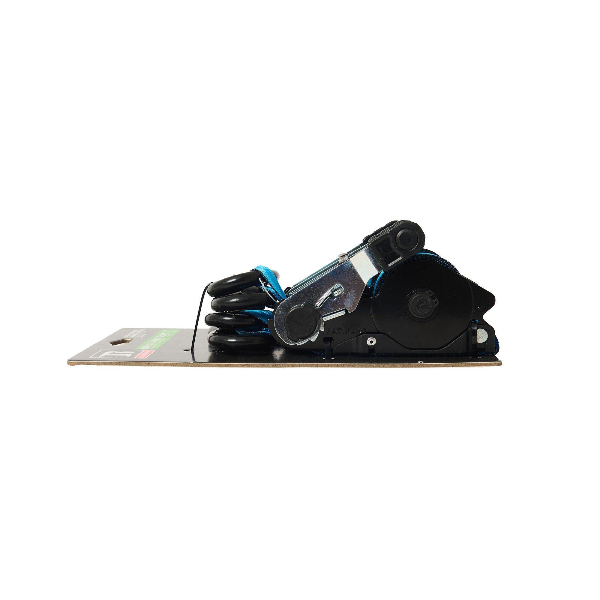 Set 2 Eslinga Retráctil 1  Gancho Tipo S 3.5m 680kg Ratchet-3