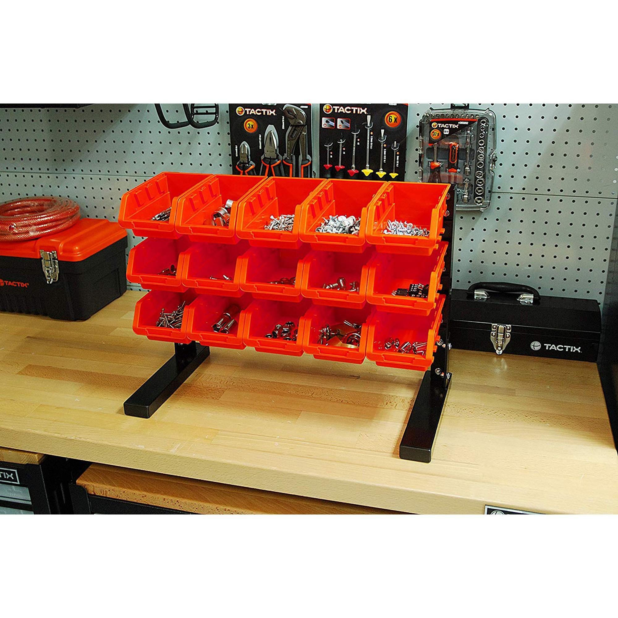 Mini Rack Almacenaje Con 15 Bins Tactix 320621-1