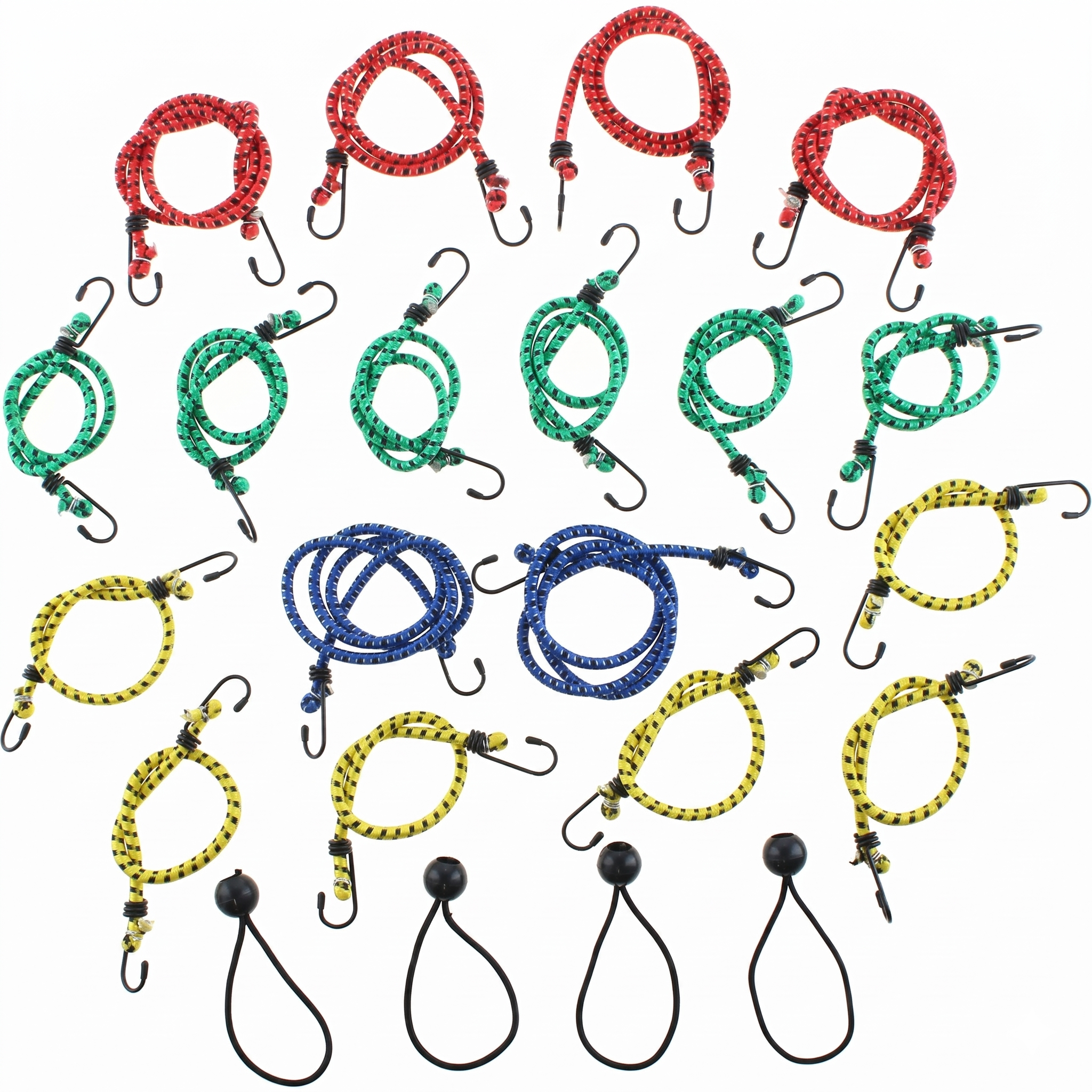 Set 22 Unidades De Pulpo Elástico Multiuso-5