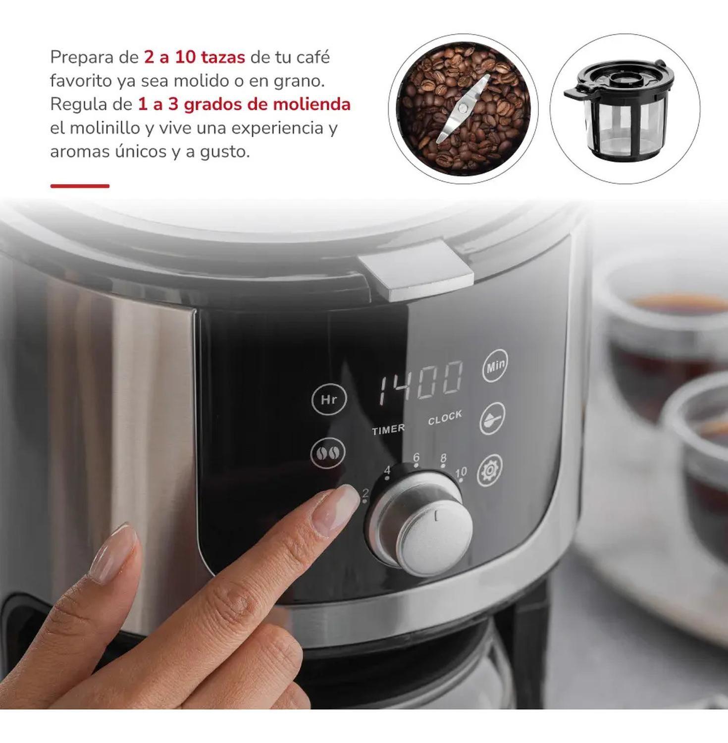 Cafetera Filtro Aromakaffee Th-145dmi Color Gris Gris-8
