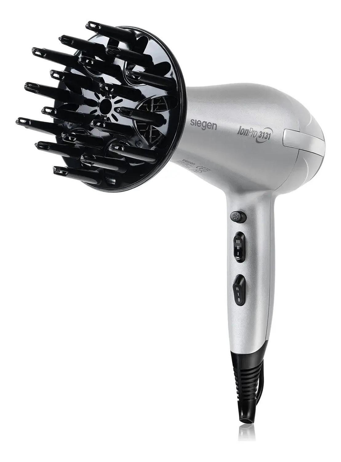 Secador De Pelo Siegen Sg-3131 Color Plateado Plateado-3