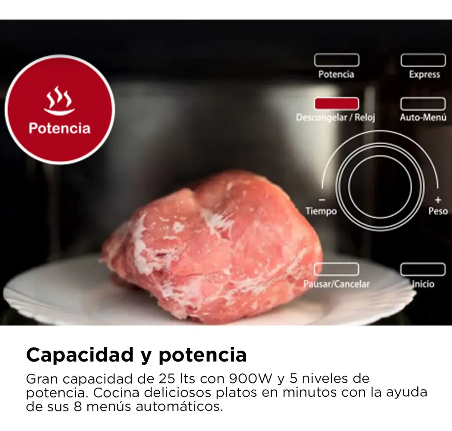 Microondas Thomas Th-25dm Digital 25 Litros-7
