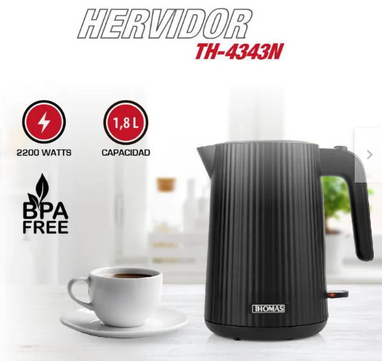 Hervidor THOMAS TH-4343N 1.8 Lts.2200 Watts-5