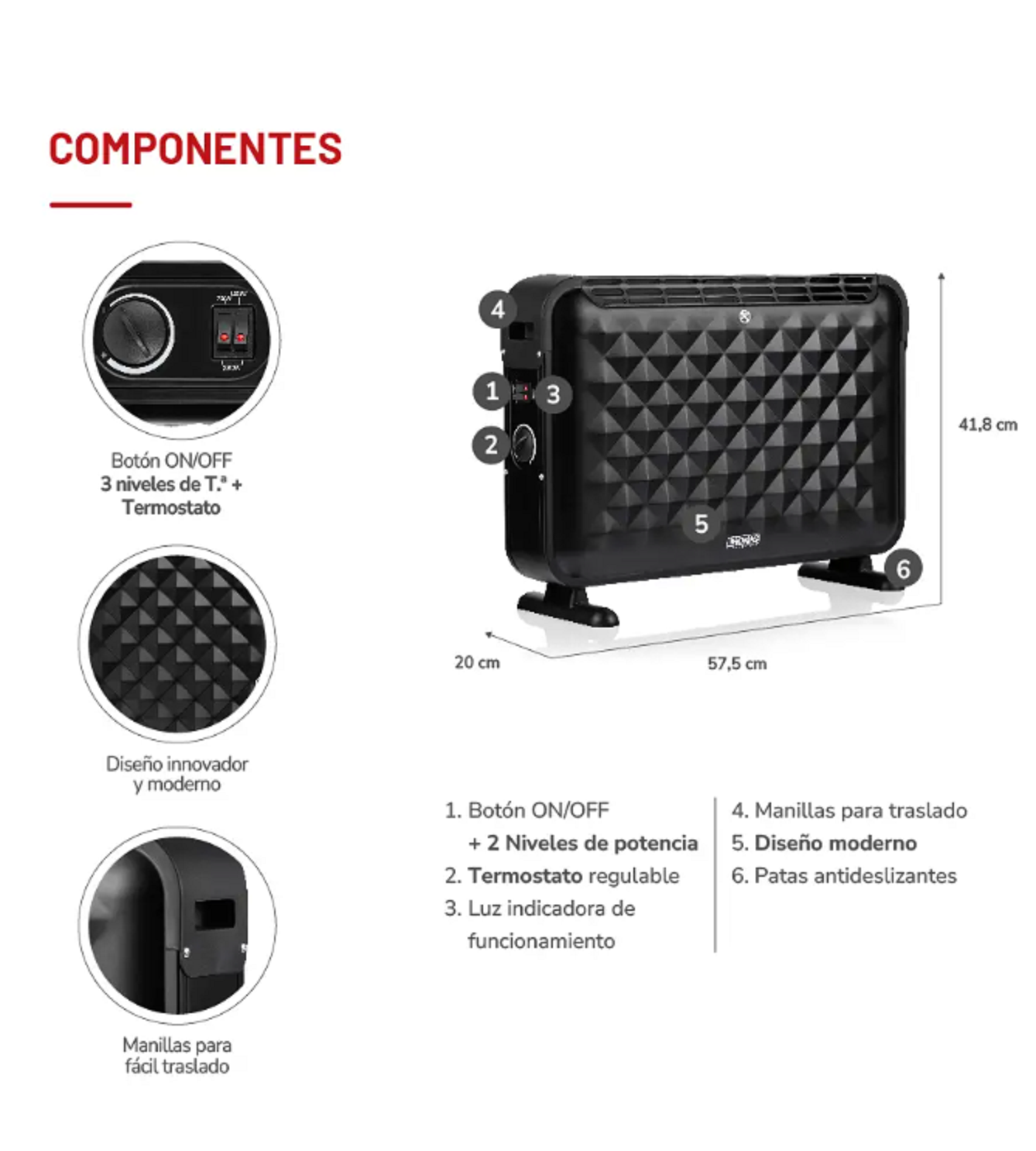 Convector THOMAS TH-CV52-3
