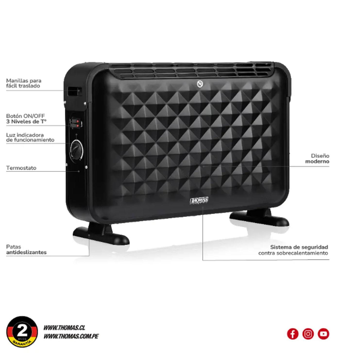 Convector THOMAS TH-CV52-6