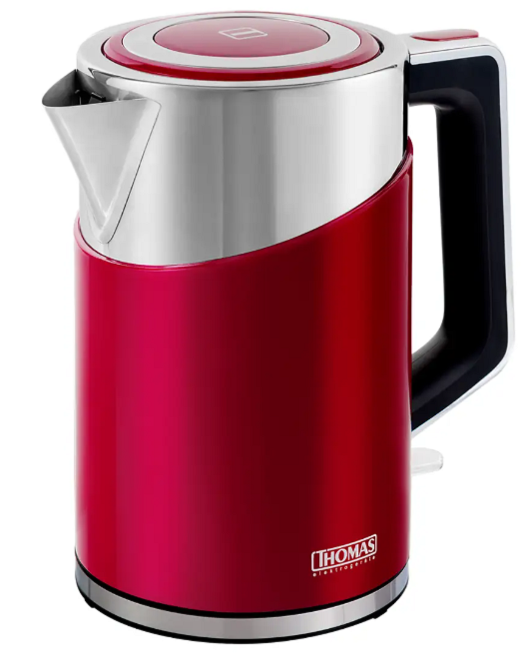 Hervidor Acero Inoxidable Rojo THOMAS TH-6200R 1.7 Lts. 2200 Watts-6