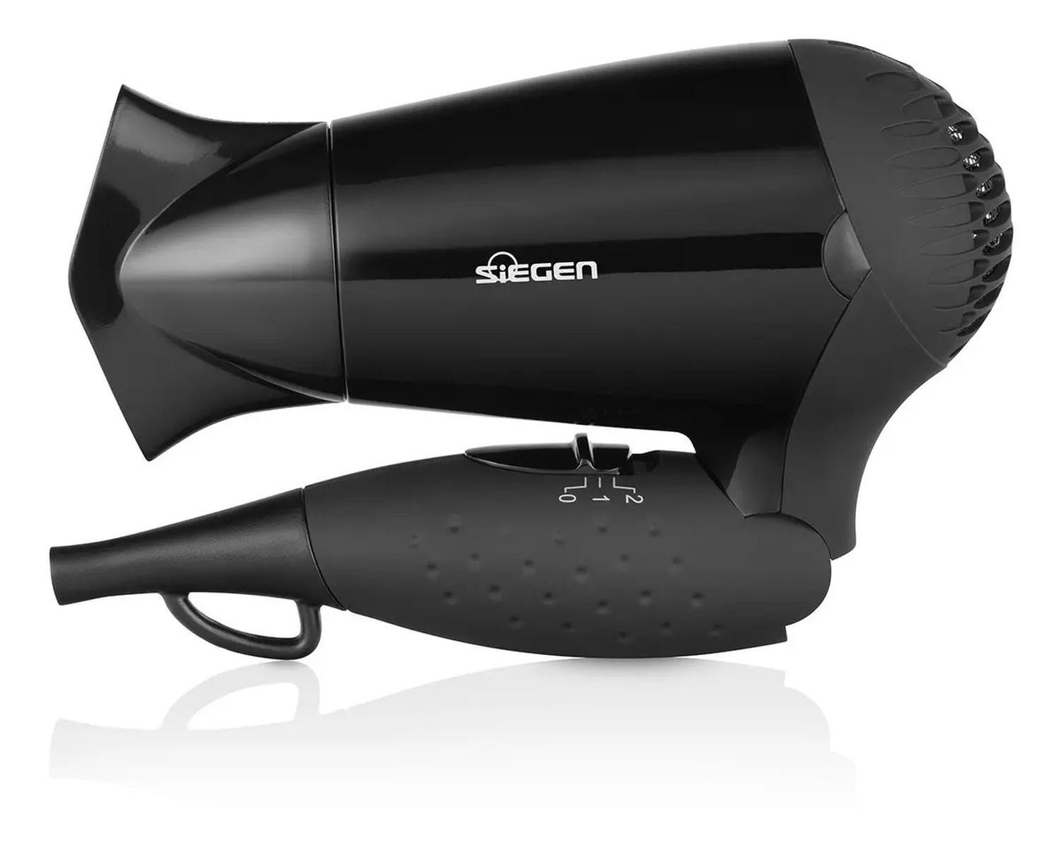 Secador De Pelo Siegen Sg-3005 Pocket Color Negro Negro-3