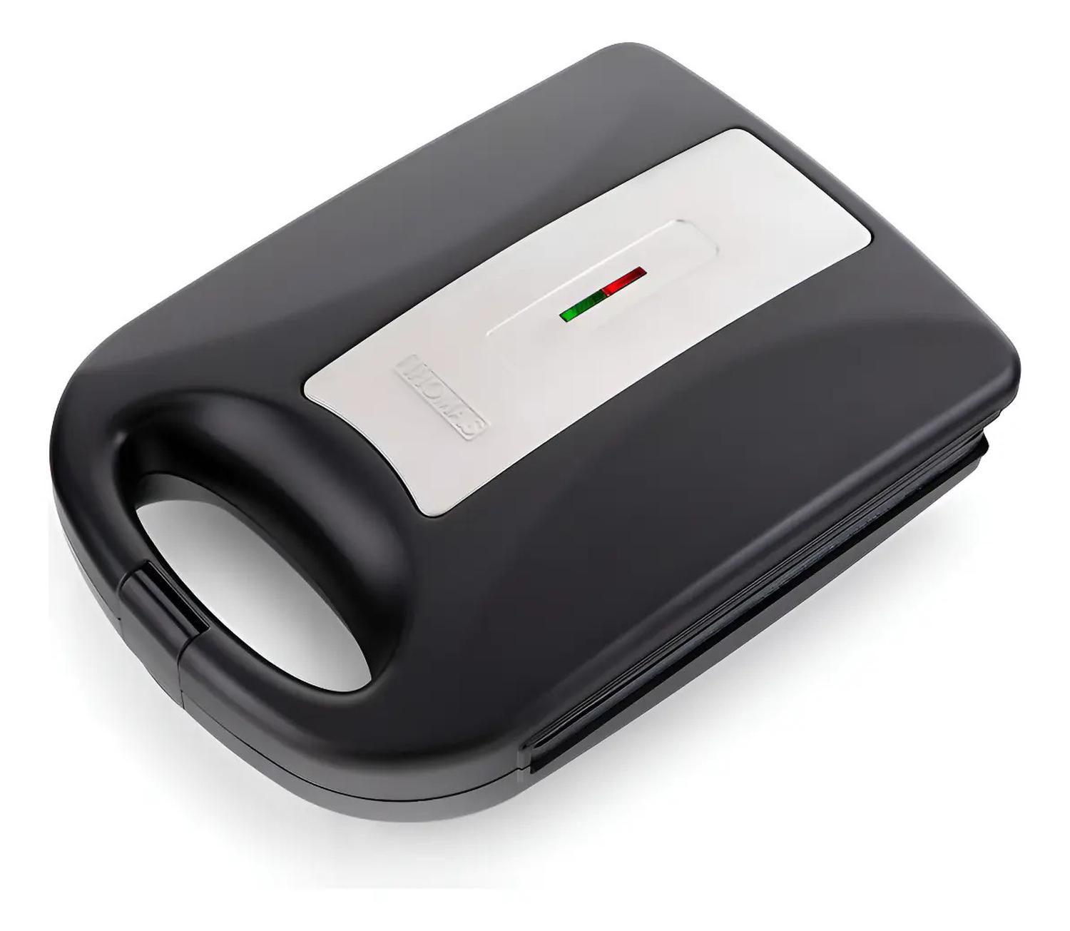 Sandwichera Thomas Th-958 4 Panes Color Negro Negro-0
