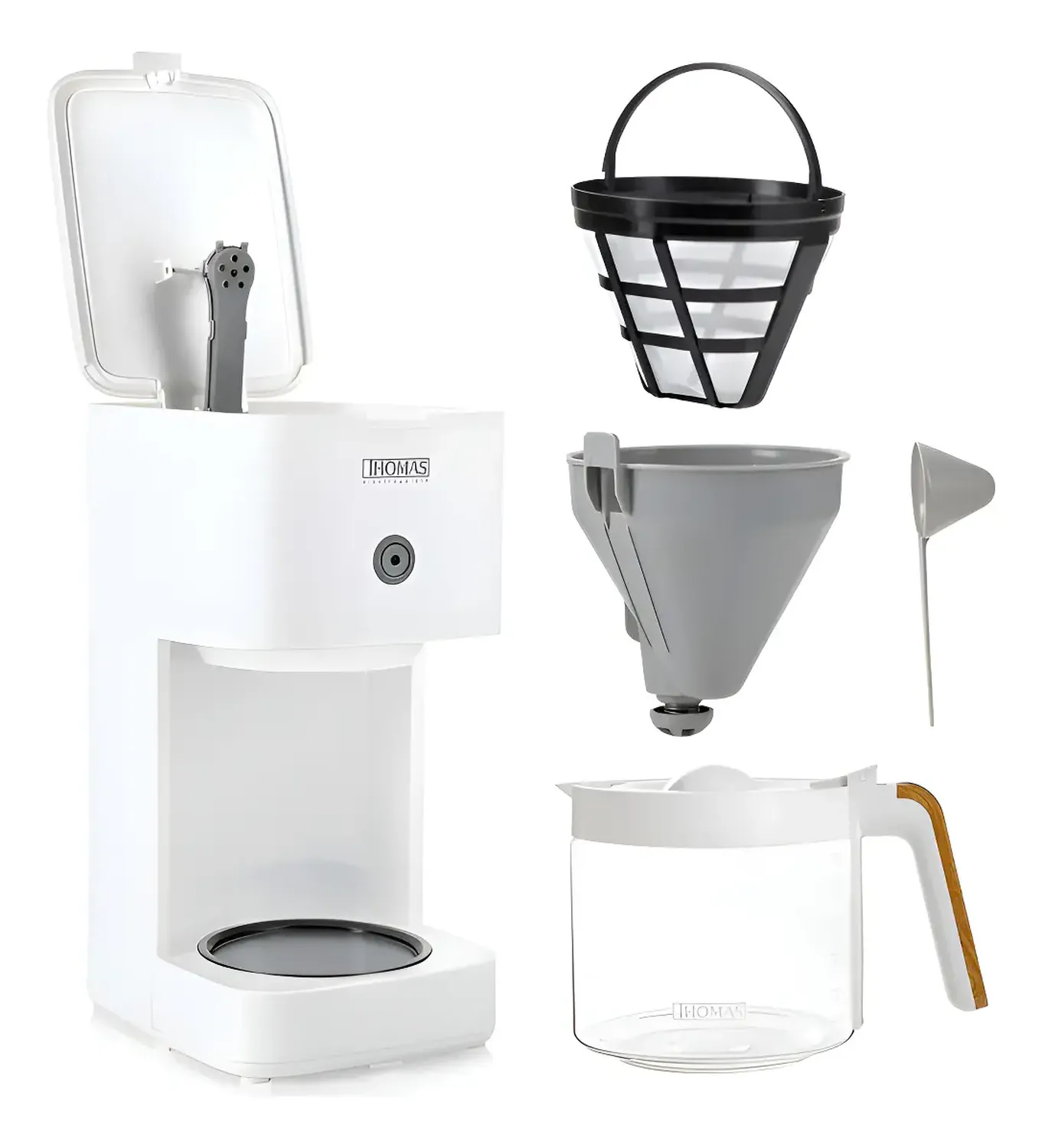 Cafetera Thomas Th-134b Blanco-1