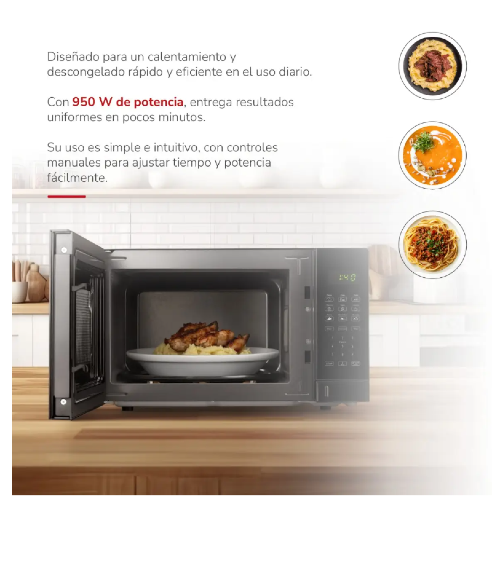 Microondas HeatTouch 30 Litros THOMAS TH-MW30DN-5