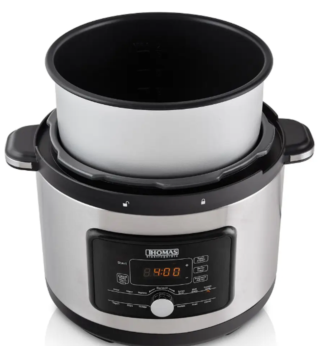 Olla a Presión eléctrica THOMAS TH-40PC 5 Lts. 900 Watts-3